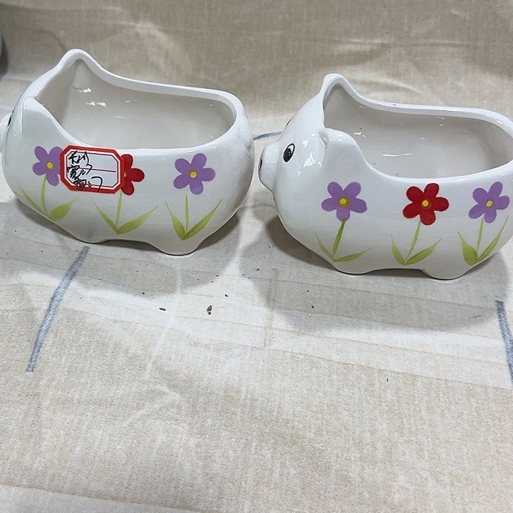 微瑕陶瓷花盆满9.9发