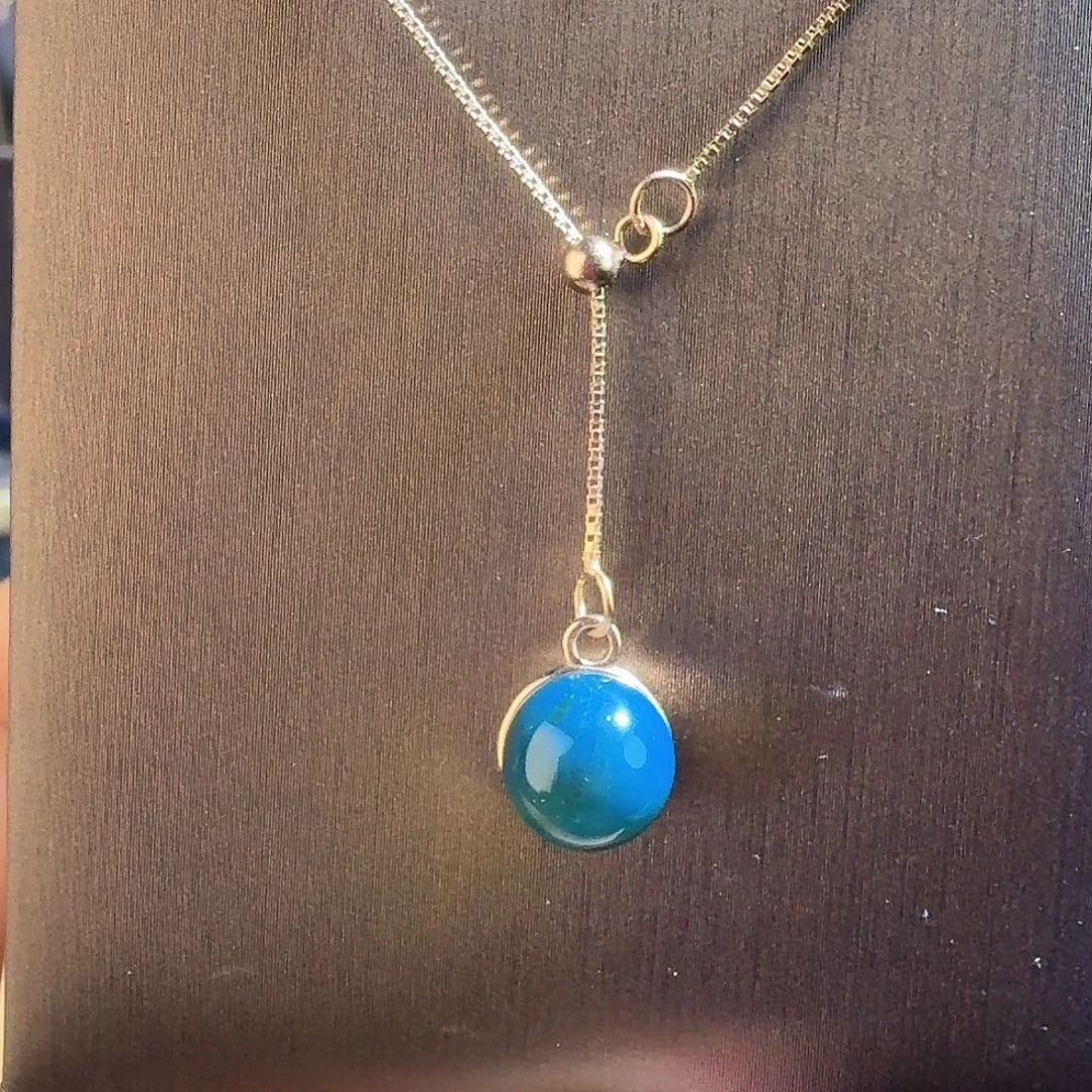 琥珀银S925镶嵌戒指多米尼加8mm