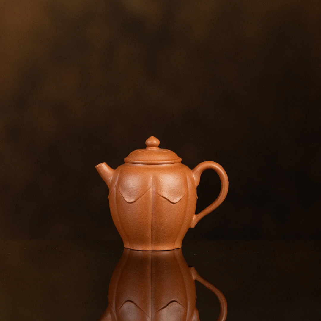 【利贞丨莲瓶】原矿降坡泥120cc手工制宜兴茶壶YYG