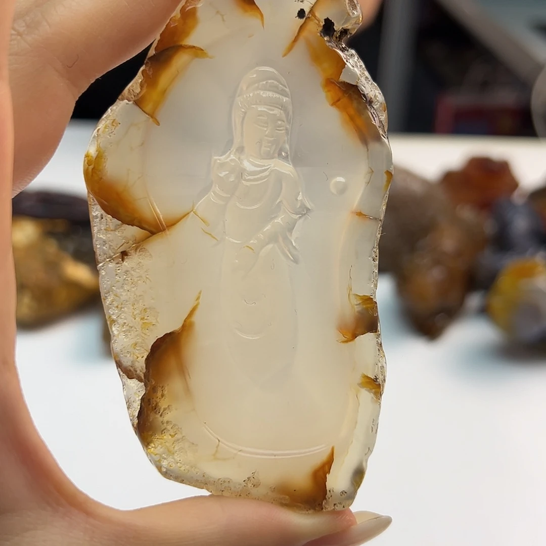 玛瑙/玉髓未镶嵌颈饰