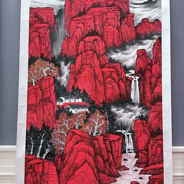 国画闰*书法作品多次参加