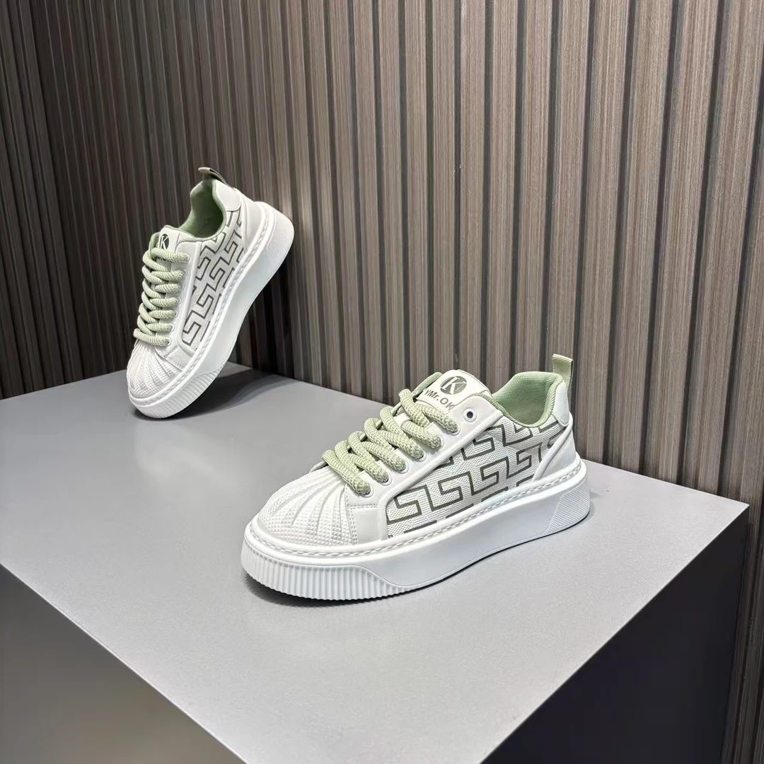 潮牌贝壳头小白鞋男款2025新款爆款潮流时尚百搭轻便运动休闲鞋