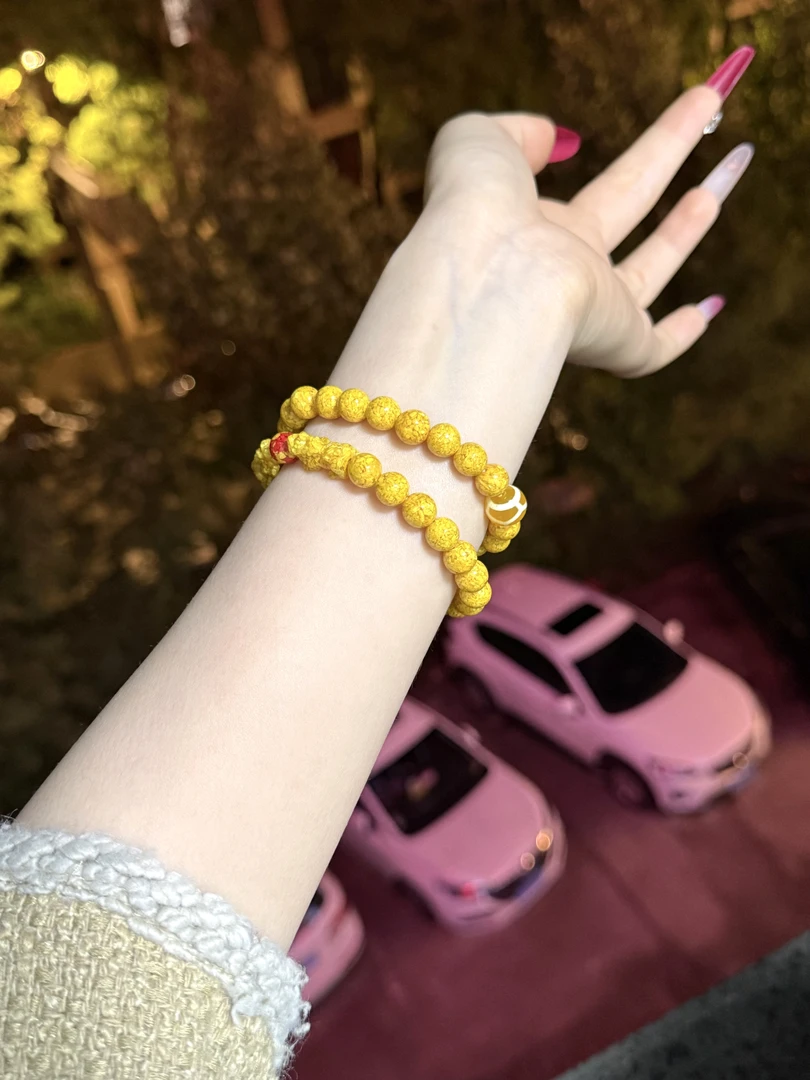 【莹莹专属】天然双圈貔貅手串M4286