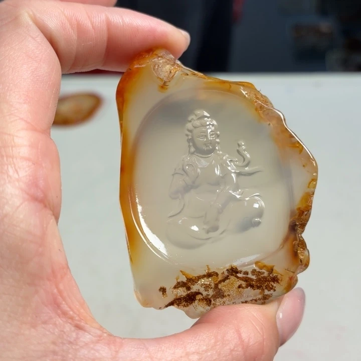 玛瑙/玉髓未镶嵌吊坠(不含链)
