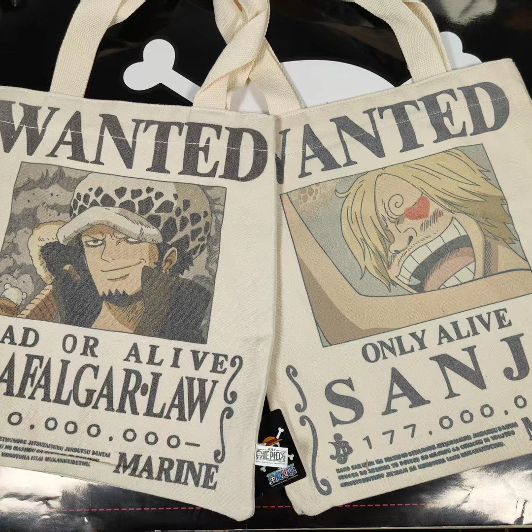 海贼王通缉令帆布包