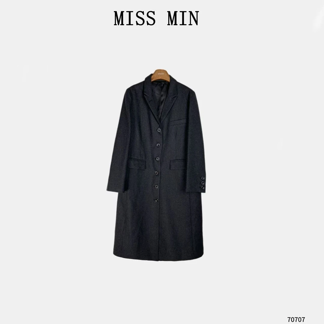 MISS MIN【都市格调】新高级感洋气微奢服装宽松显瘦气质大衣 70707
