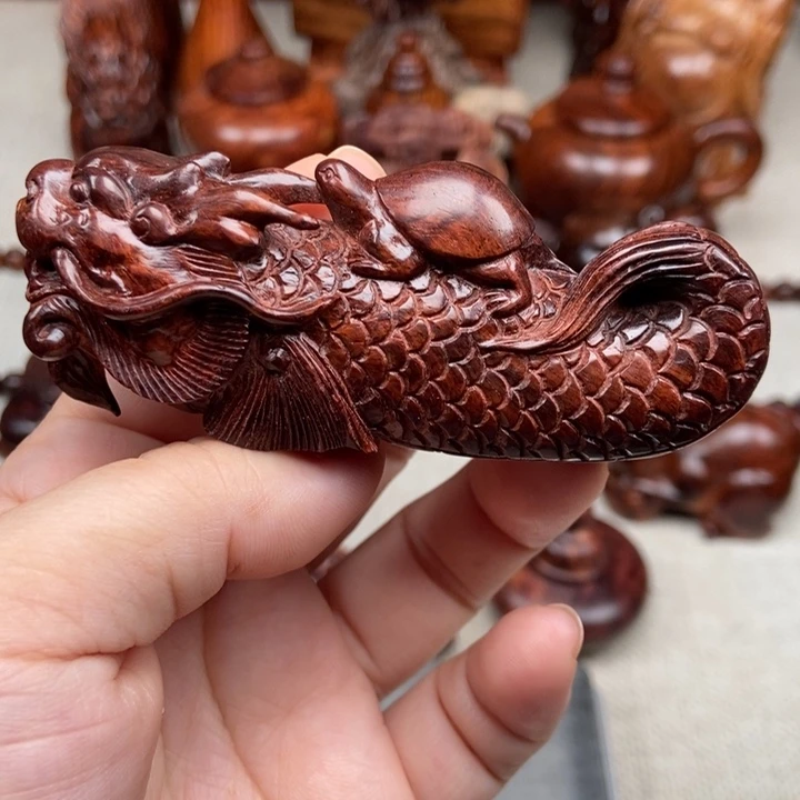 黄花梨/降香黄檀把件满载而归