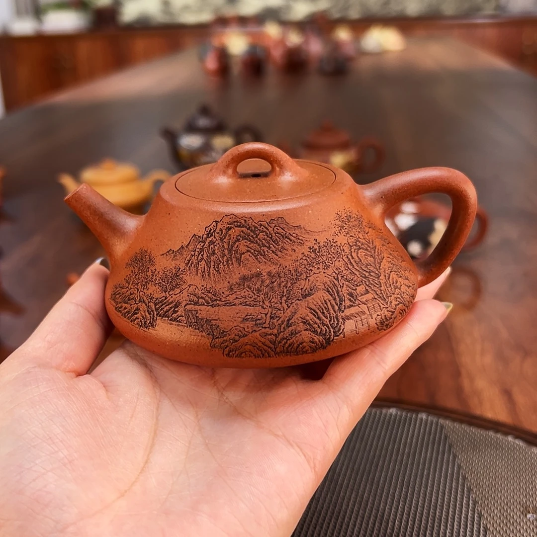 茶壶紫砂溪山清韵础瓢