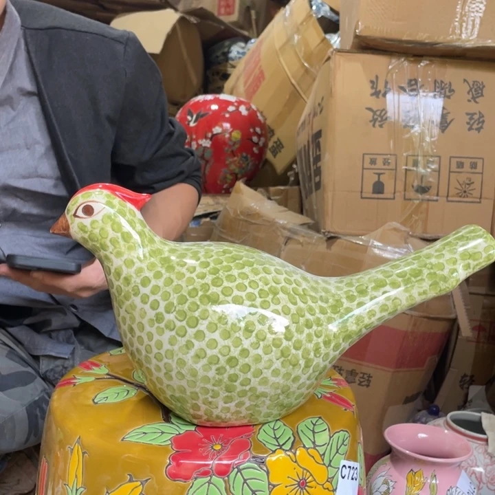 陶瓷绿鸡，000000000000