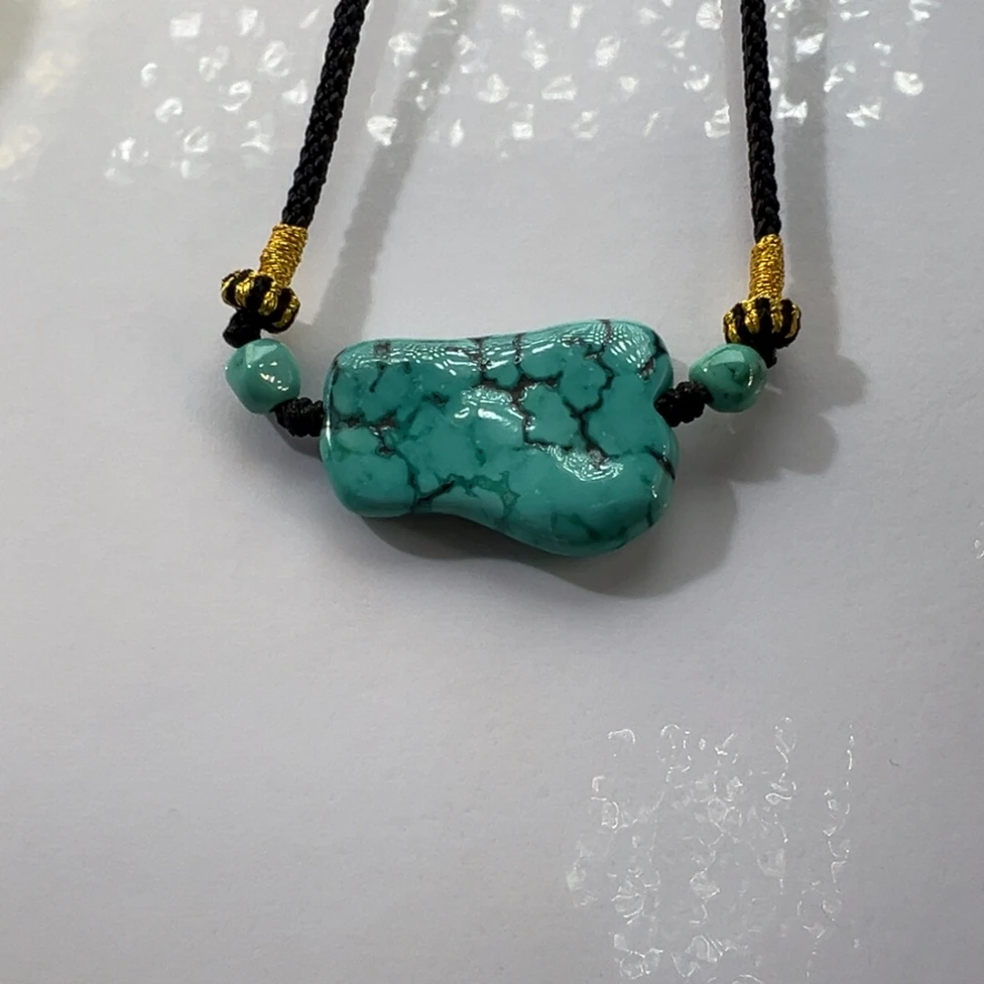 绿松石未镶嵌挂件