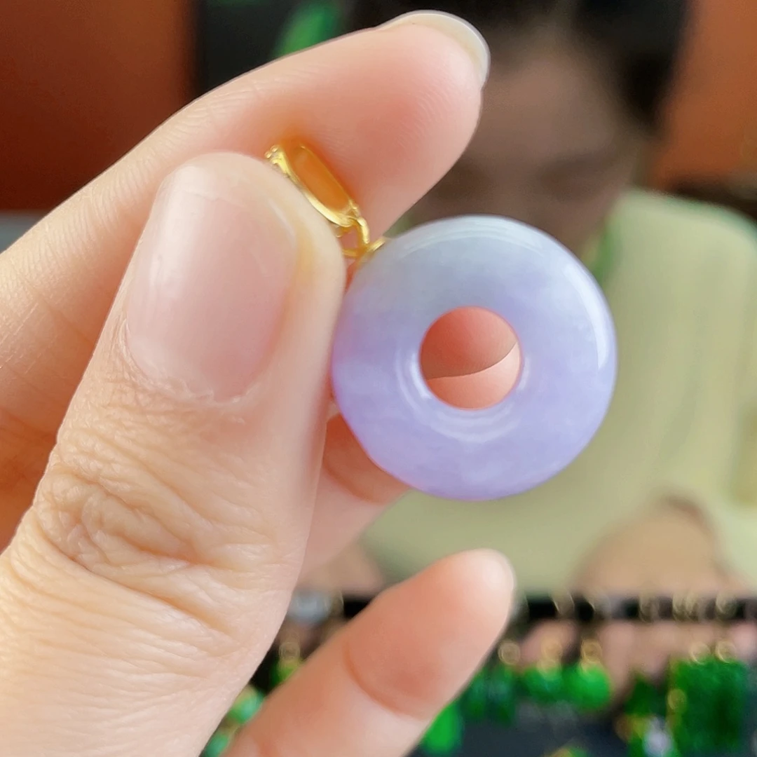 翡翠未镶嵌耳饰饰品