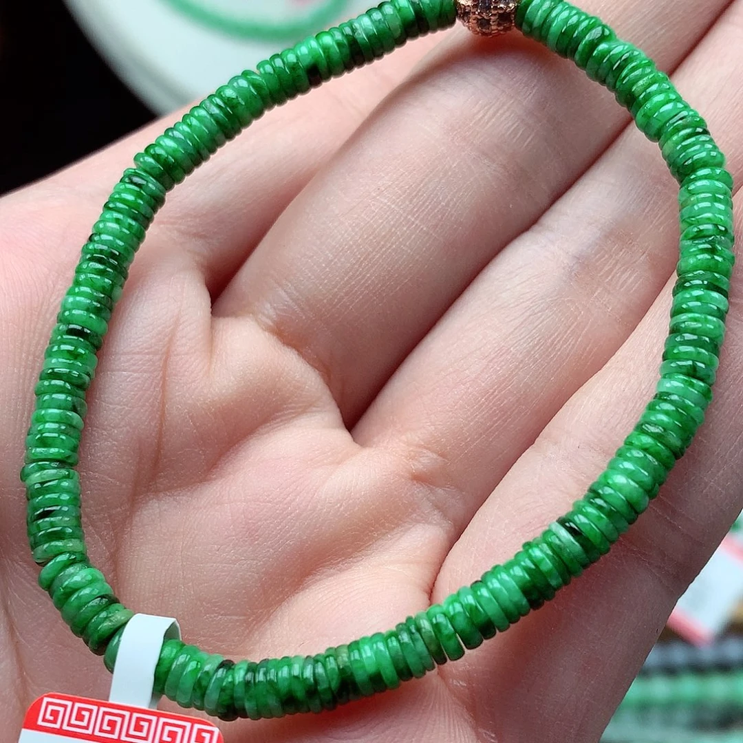 翡翠未镶嵌项链翡翠