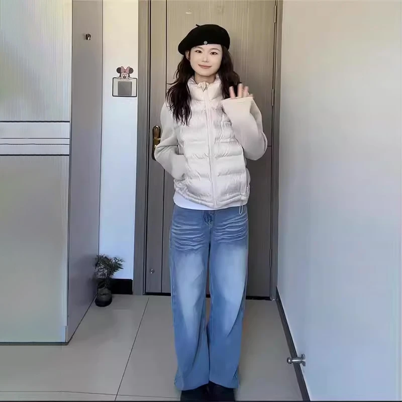 2025超火豆风排骨小个子保暖棉衣秋冬女装百搭加厚棉服短款外套潮