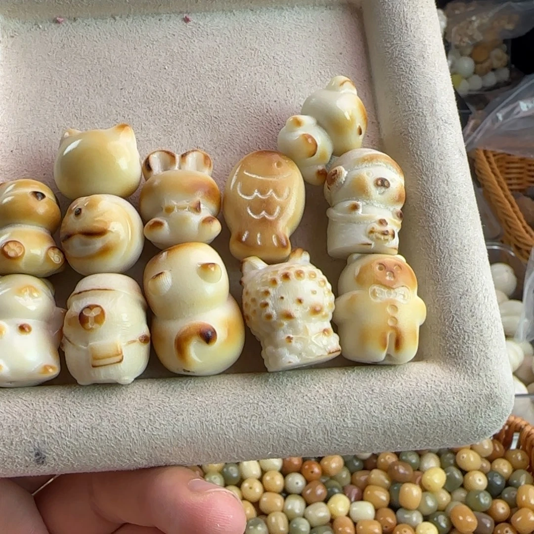 手串菩提根/象牙果微瑕疵12颗混组合18