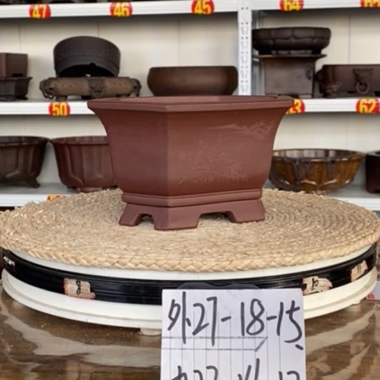 花盆紫砂宜兴紫砂花盆产地直销