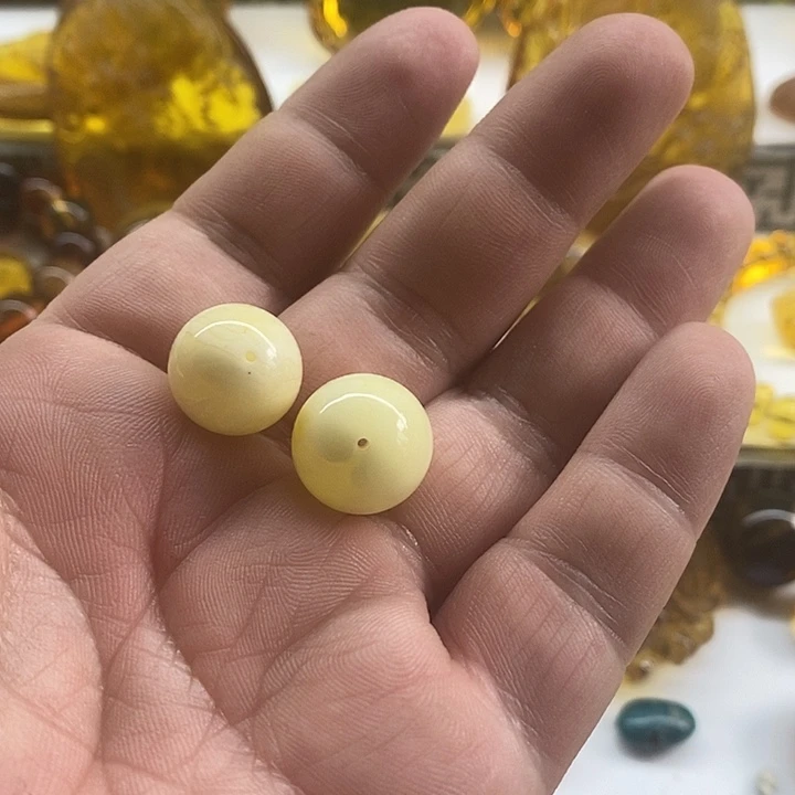 琥珀珠宝奇石未镶嵌单珠