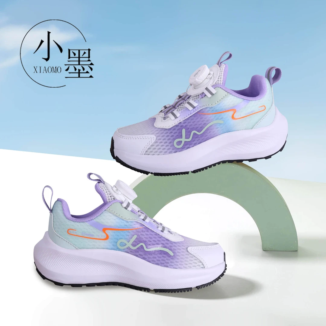 XIAOMO小墨童鞋春夏2025新款男童鞋子儿童网面透气轻便女童跑步鞋