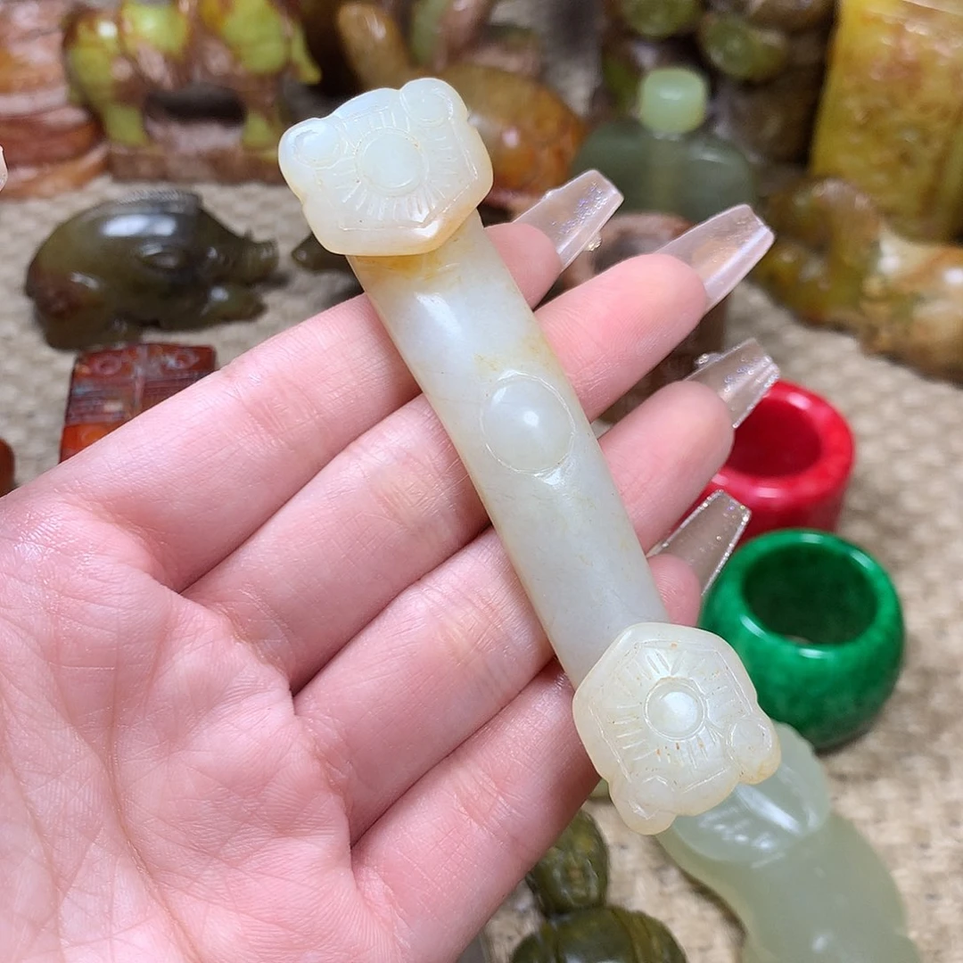 白玉菩提吊坠挂件
