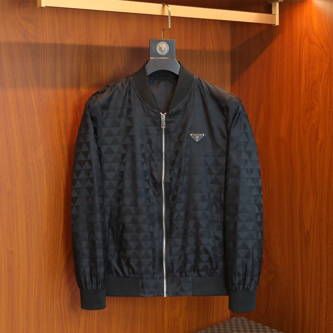 INOABADEN秋季新款时尚百搭夹克男士潮流休闲棒球领上衣修身外套