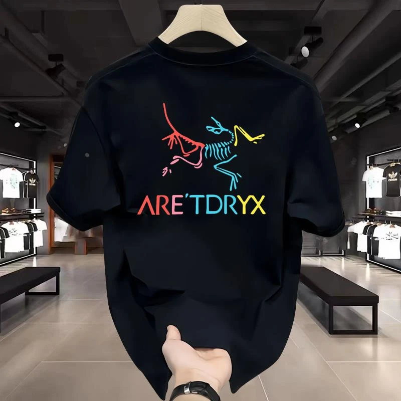 鸟家新款男士t恤双纱精梳纯棉短袖260g重磅情侣潮牌宽松圆领体恤