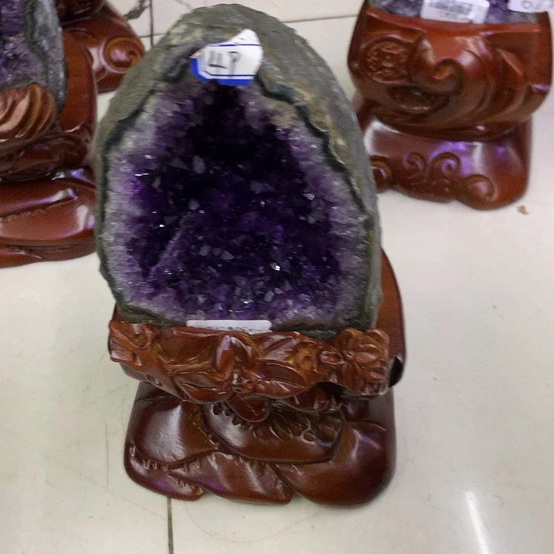 水晶大型摆件（非配饰）未镶嵌朱