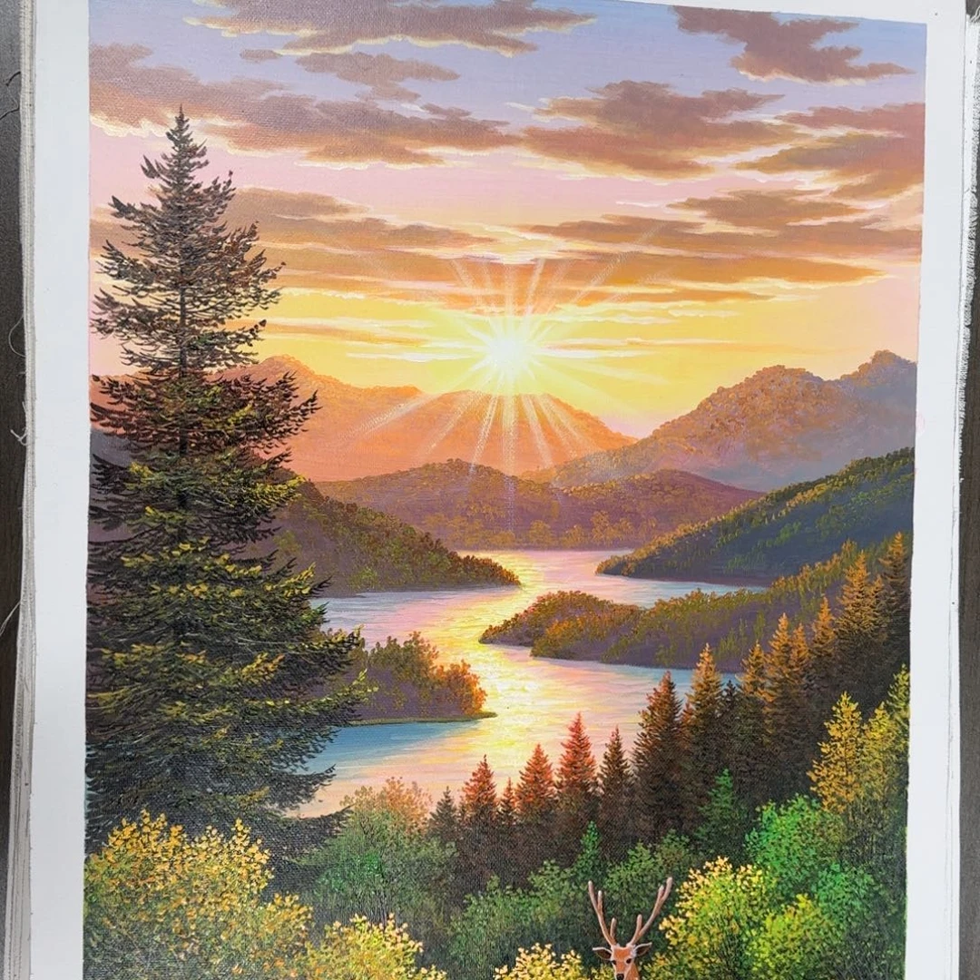 油画加油加油努力加油加油