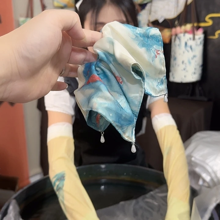 312寒梅腊雪珍珠发圈