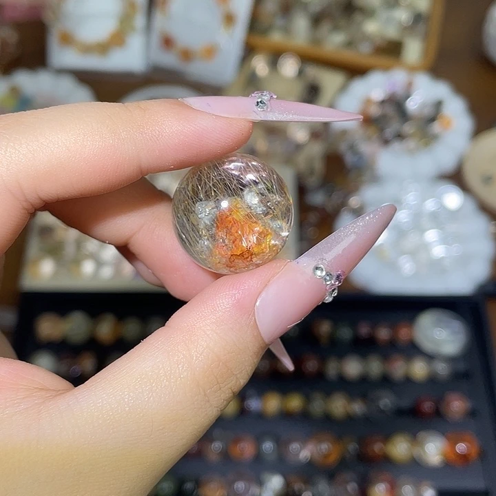 水晶未镶嵌珠宝半成品