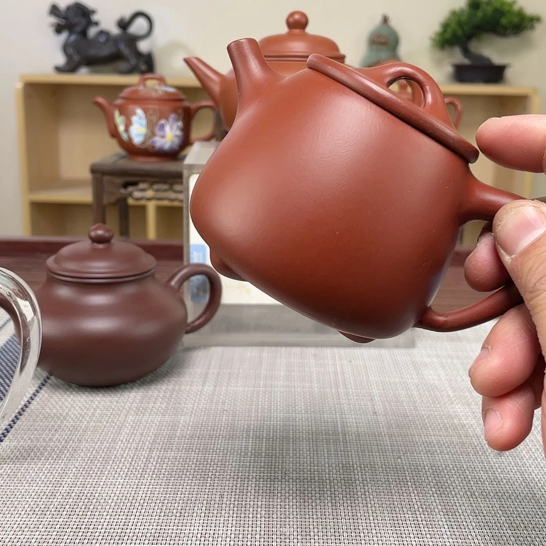 紫砂茶壶终*松微瑕处理