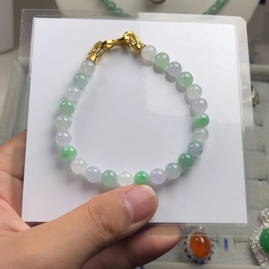 翡翠未镶嵌颈饰天然缅甸翡翠8号