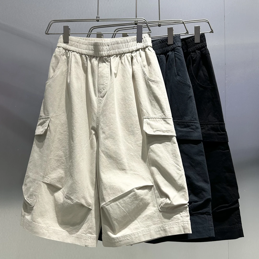 夏季7分牛仔裤工装休闲百搭时尚新款7分短裤25033