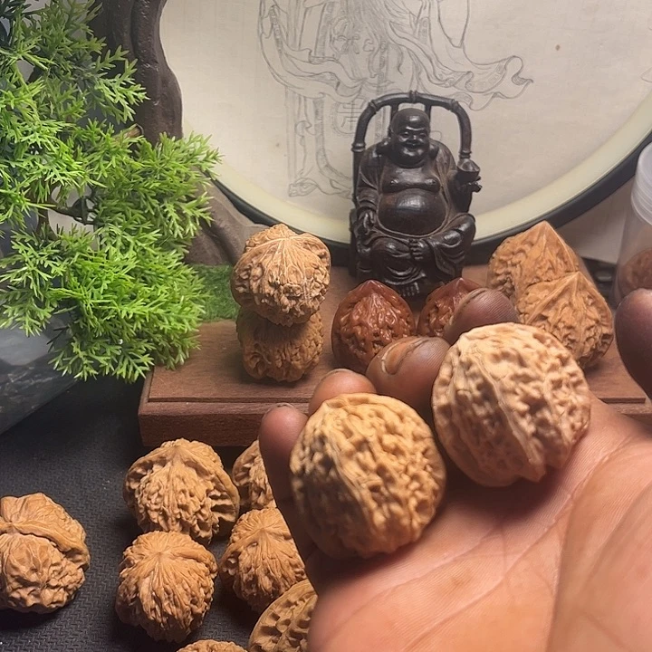 吊坠文玩核桃34白狮子