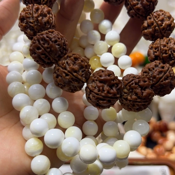 核桃手串/手链1.0/108带黄全品