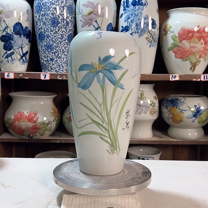 瓶大萝卜玉兰新款陶瓷陶瓷