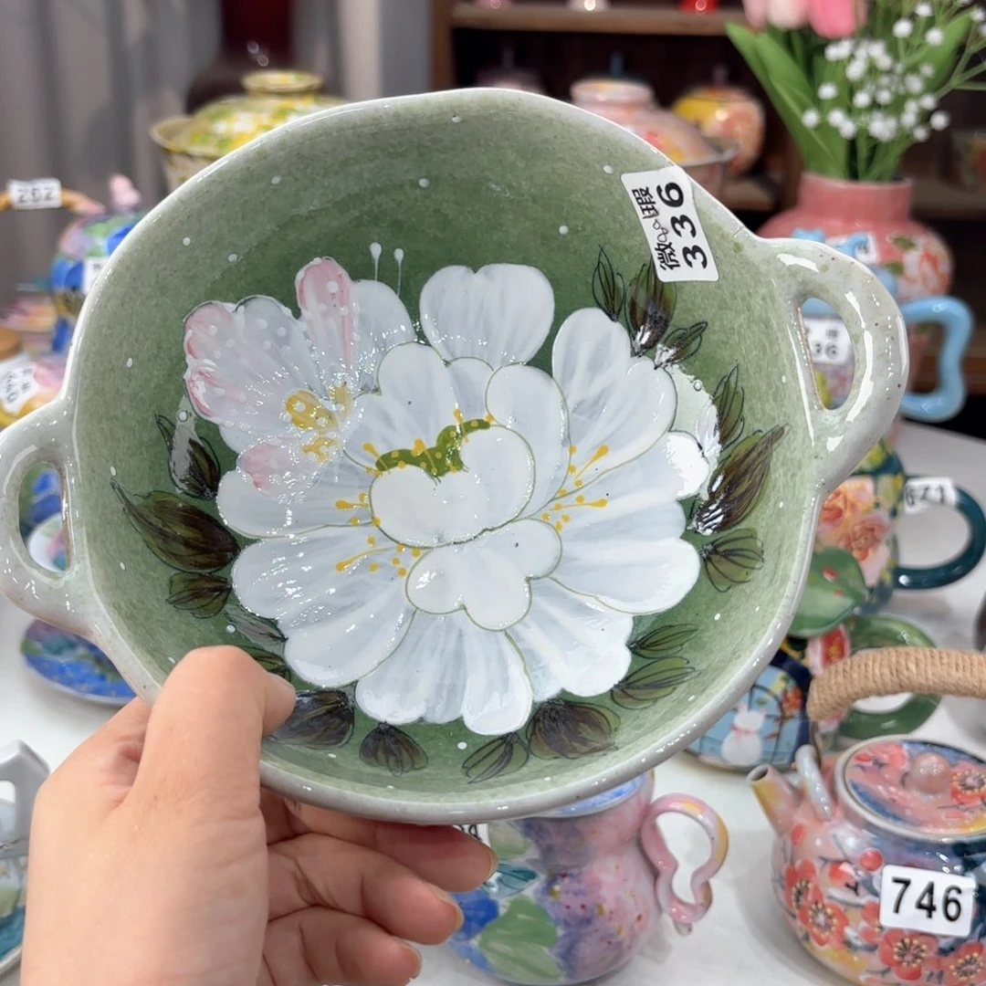 景德镇手绘高温釉下彩陶瓷茶具