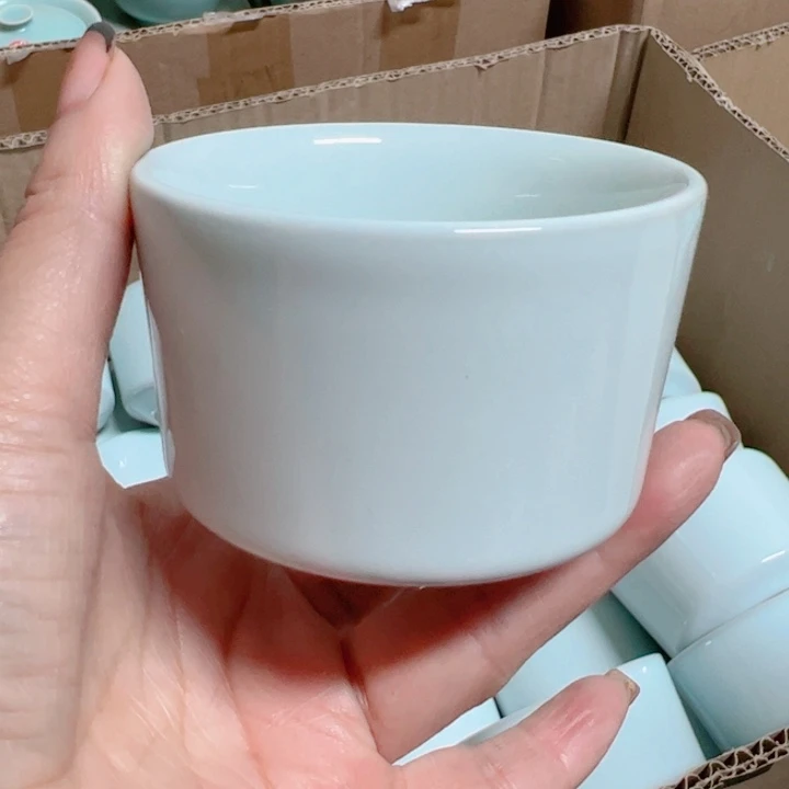 杯汝瓷原产地生产瑕品