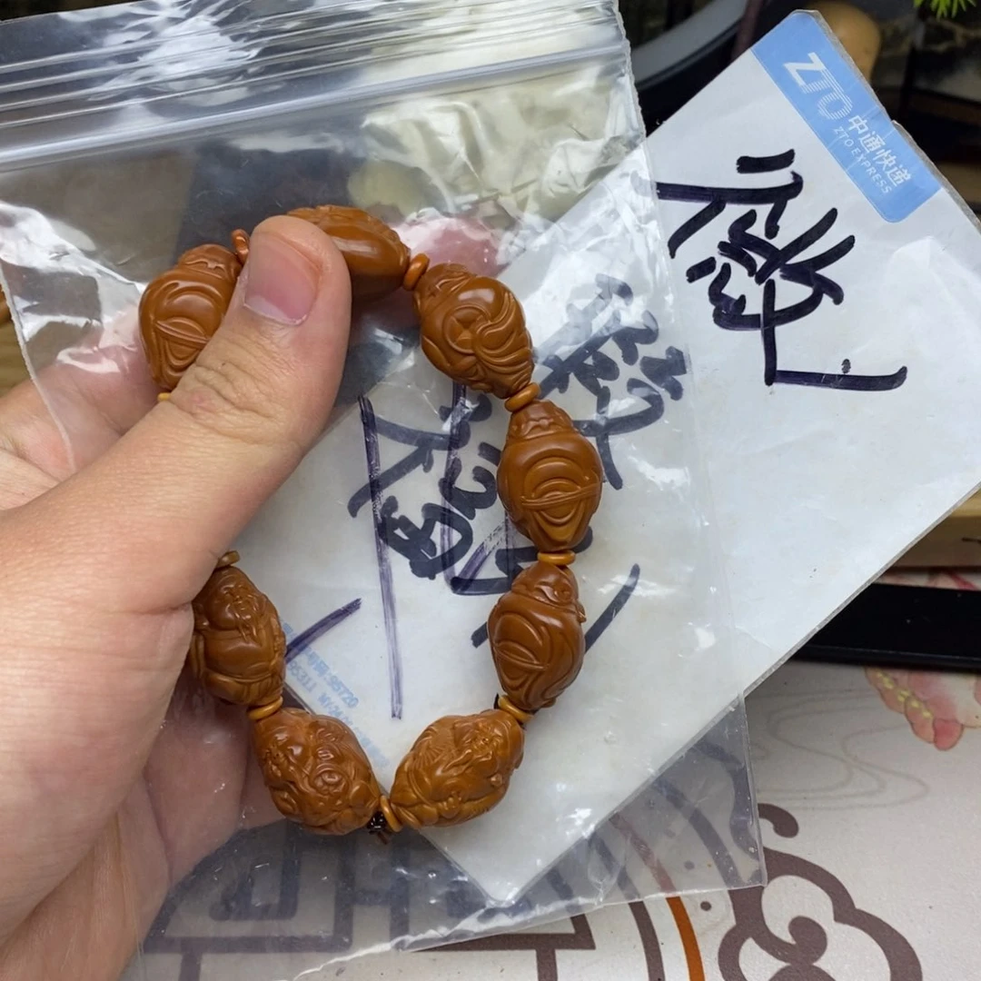 橄榄核手串/手链橄榄核雕刻工艺宇