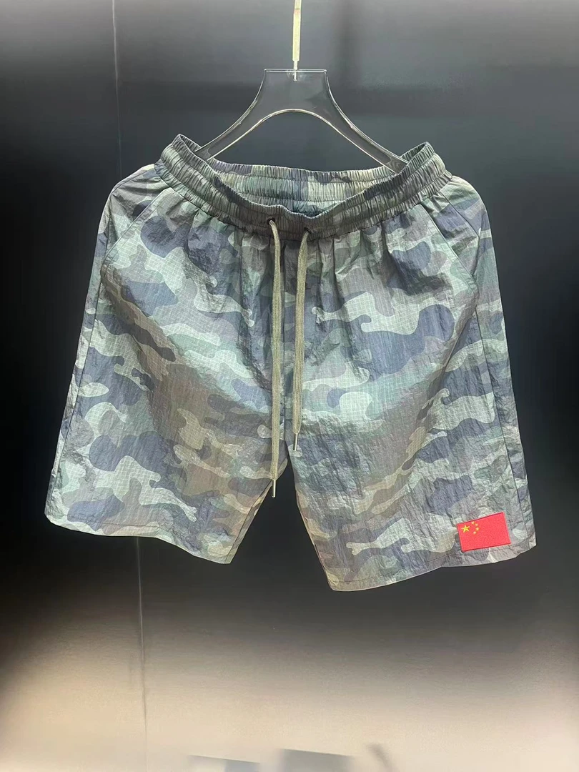 【雷 ZG02】2025男装新款迷彩轻奢短裤休闲时尚潮流款男款高奢