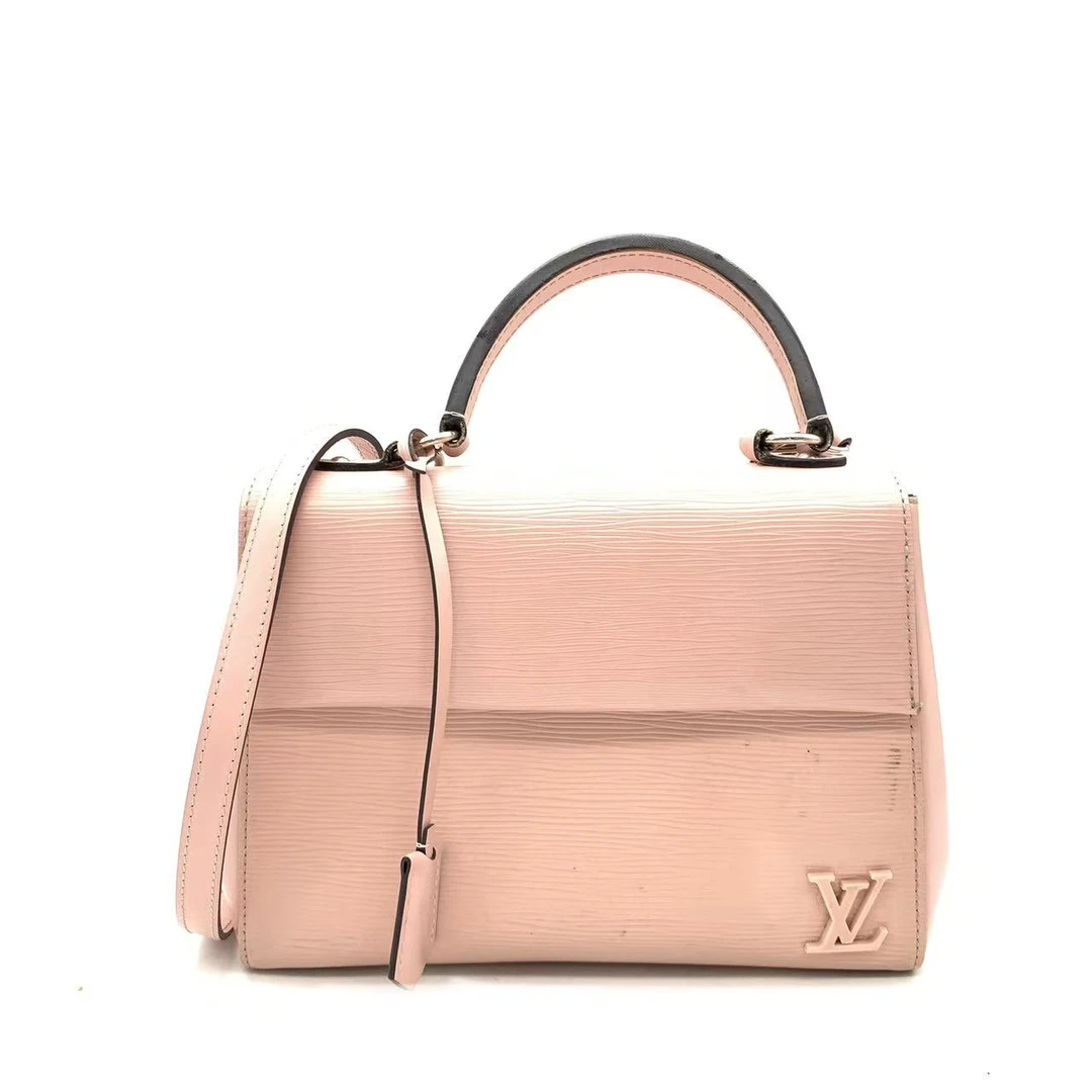 95新 LouisVuitton/路易威登 【安则专属】粉色克鲁尼bb单肩包