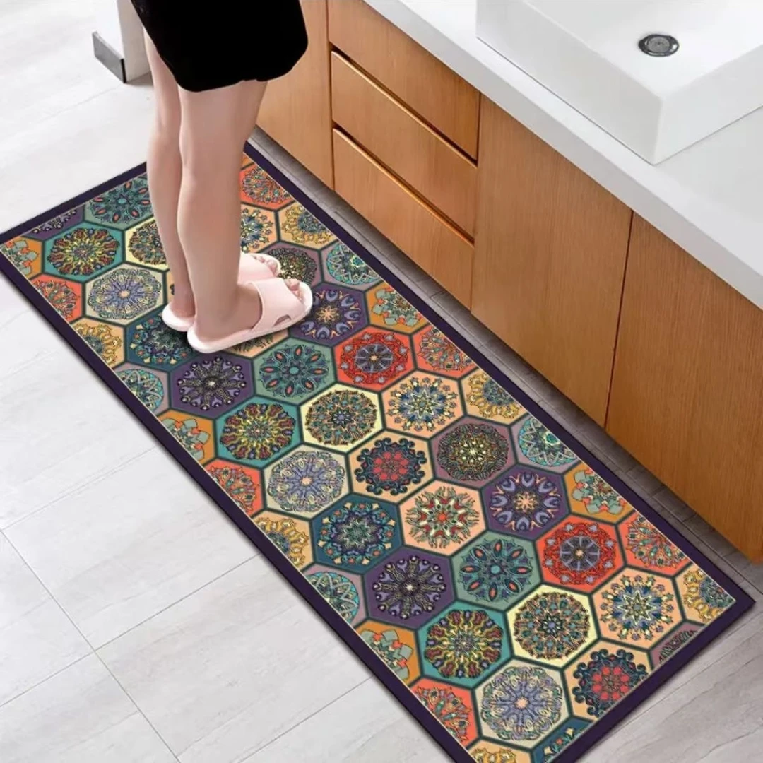 水晶绒厨房吸水地垫50*150cm家用松弛感可水洗可裁剪地垫