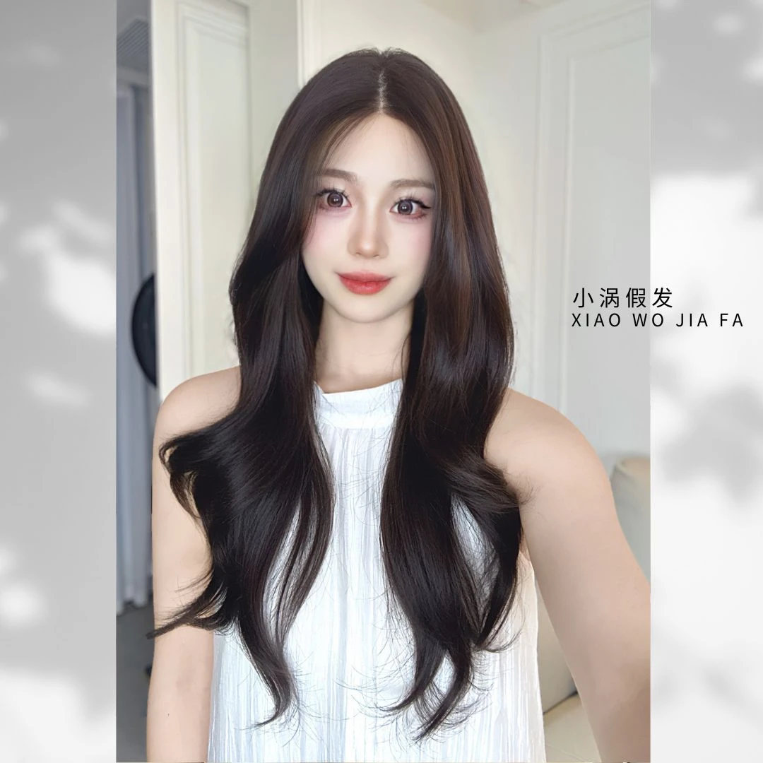 【气质女明星】韩系知性微卷波浪气质温柔全头套长假发