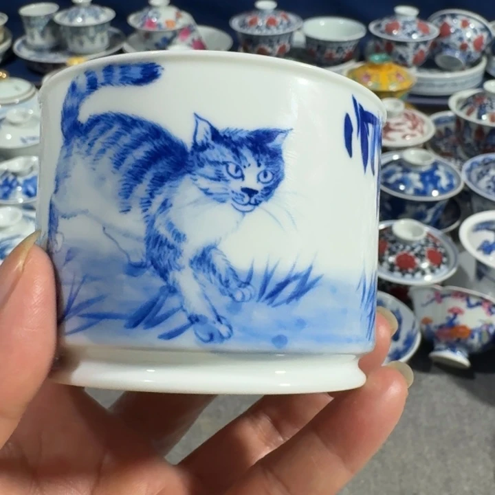 景德镇手工手绘杯