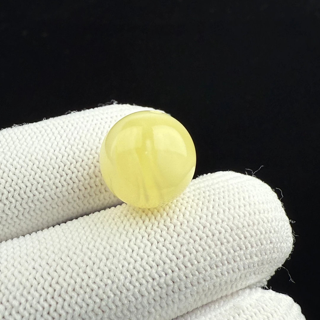 A1129天然蜜蜡圆珠14mm支持复检假一罚十