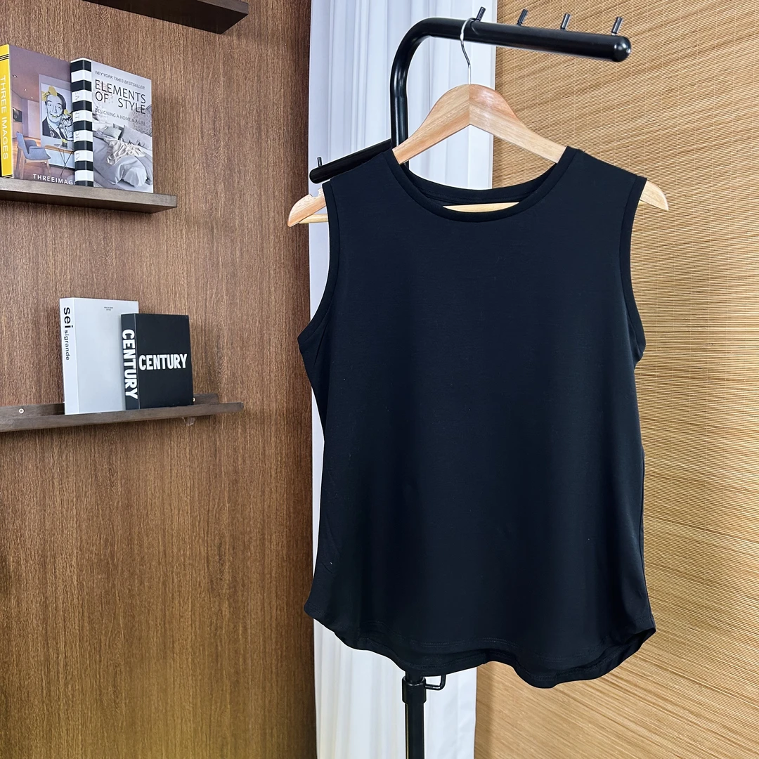 Diana-Tamara陈想 百搭显瘦一百支双纱舒适匹马棉背心 CX25BX1001