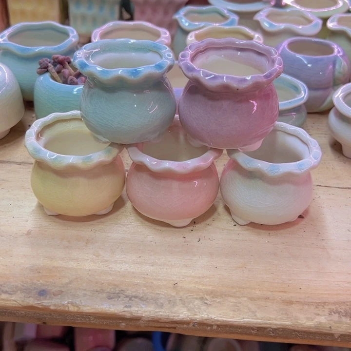 陶瓷花盆当场凑满12包邮