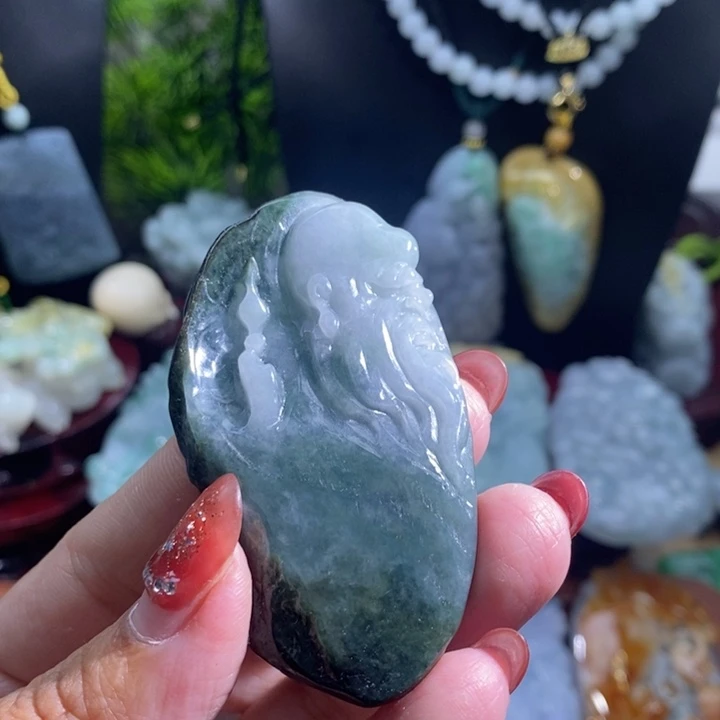 【闪购商品】颈饰未镶嵌翡翠达摩