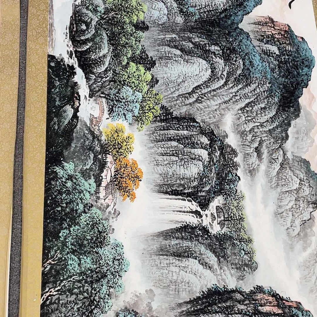 国画老师手笔手绘作品y