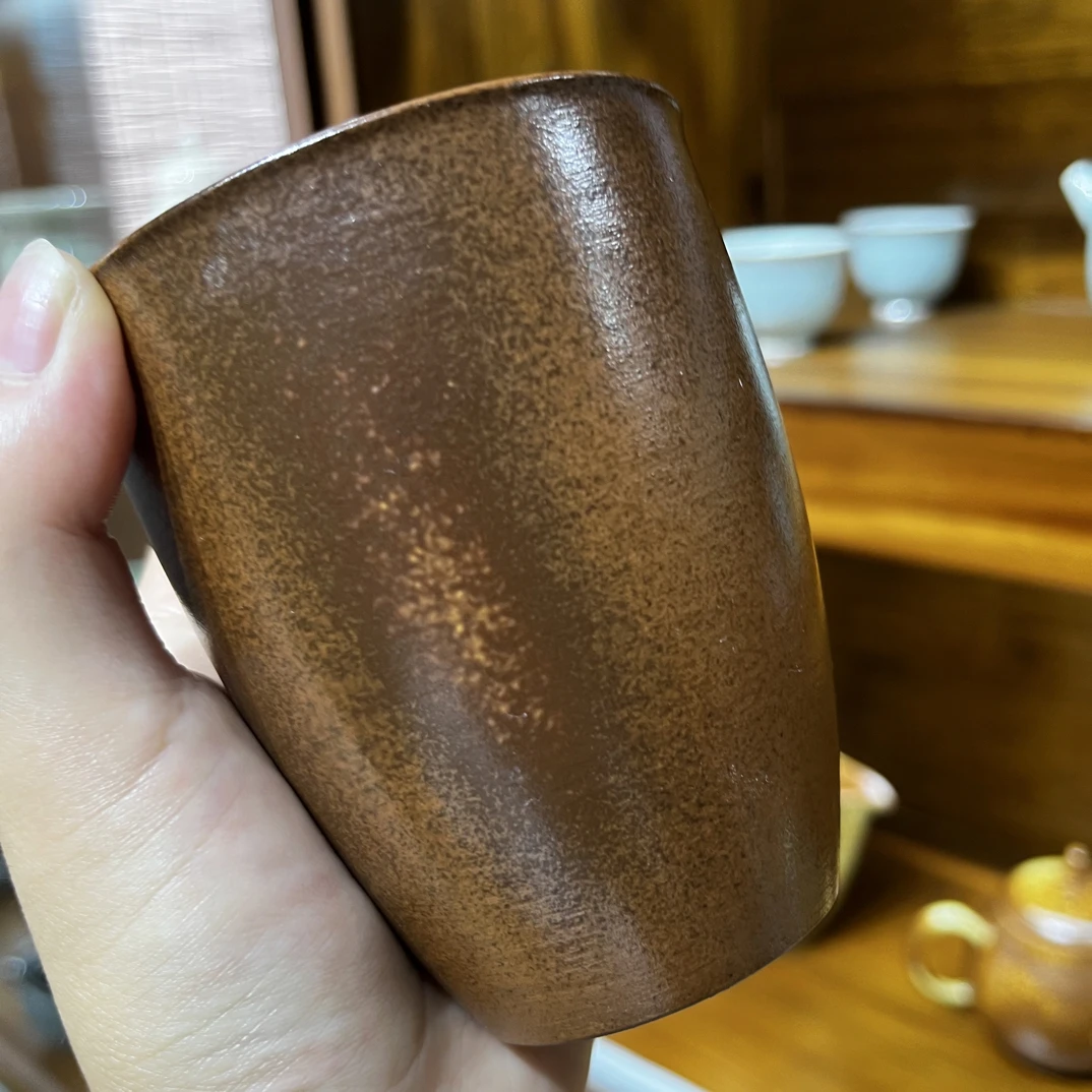 龙泉青瓷草木灰可乐杯