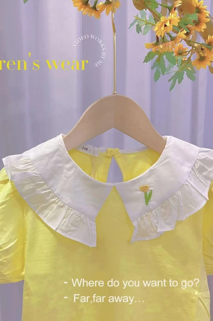 粉丝精品夏季清款链接娃娃领