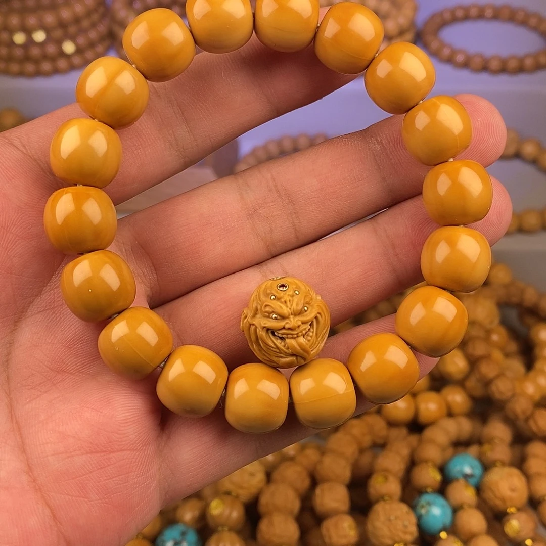 D***生猴头核桃手串全品老型 舔僧